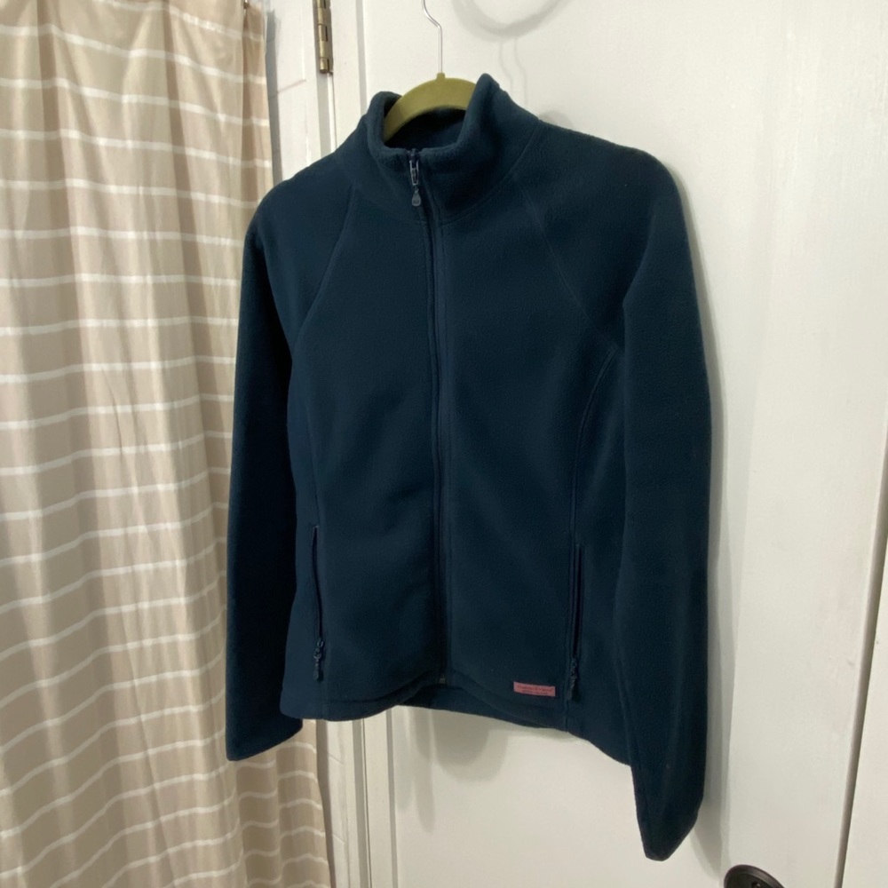 Vineyard Vines Zip Up Fleece Jacket
